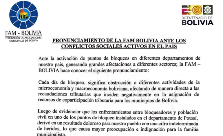 Violentos enfrentamientos en Llallagua generan preocupación en Bolivia