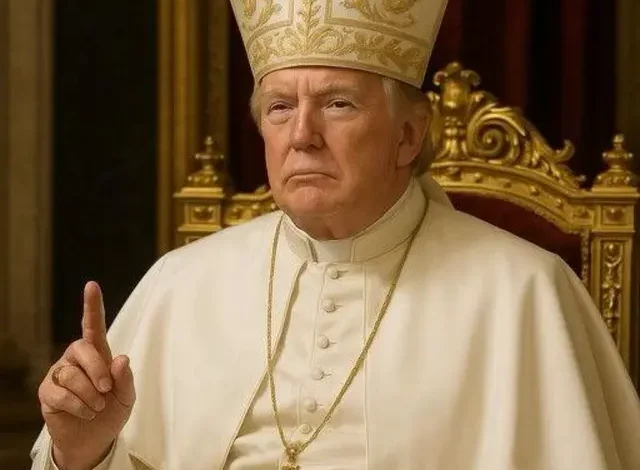 Controversia en la comunidad católica por imagen de Trump como Papa generada por inteligencia artificial