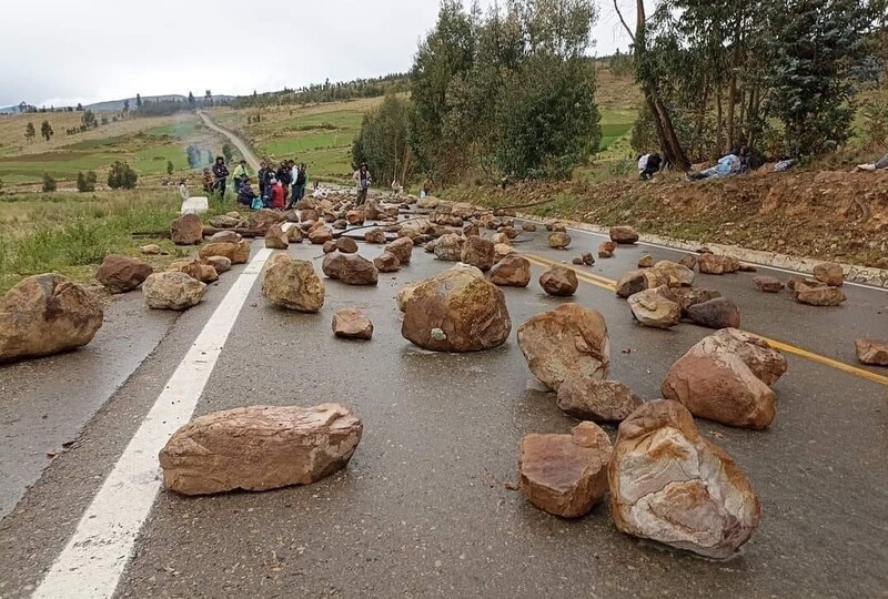 La situación de bloqueos en Cochabamba preocupa a las autoridades bolivianas.