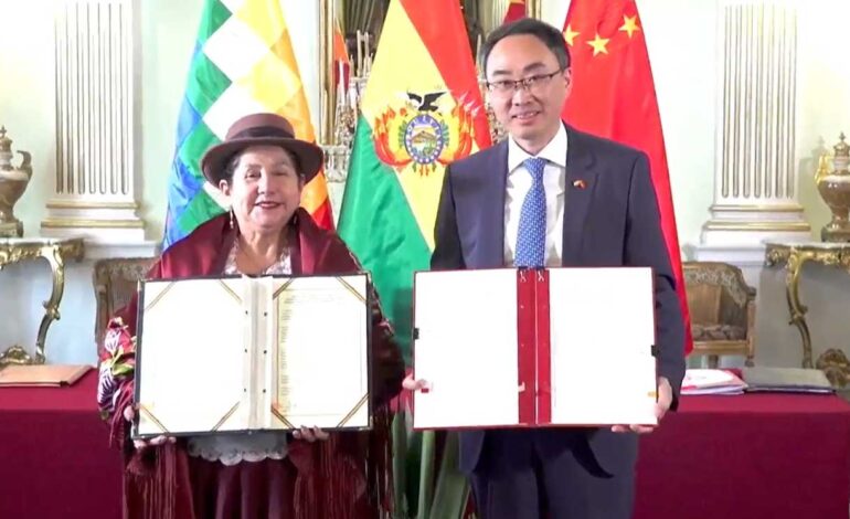 China y Bolivia fortalecen la cooperación con nuevos acuerdos bilaterales