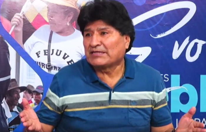 Evo Morales critica llamado a la unidad de Andrónico Rodríguez en Bolivia.