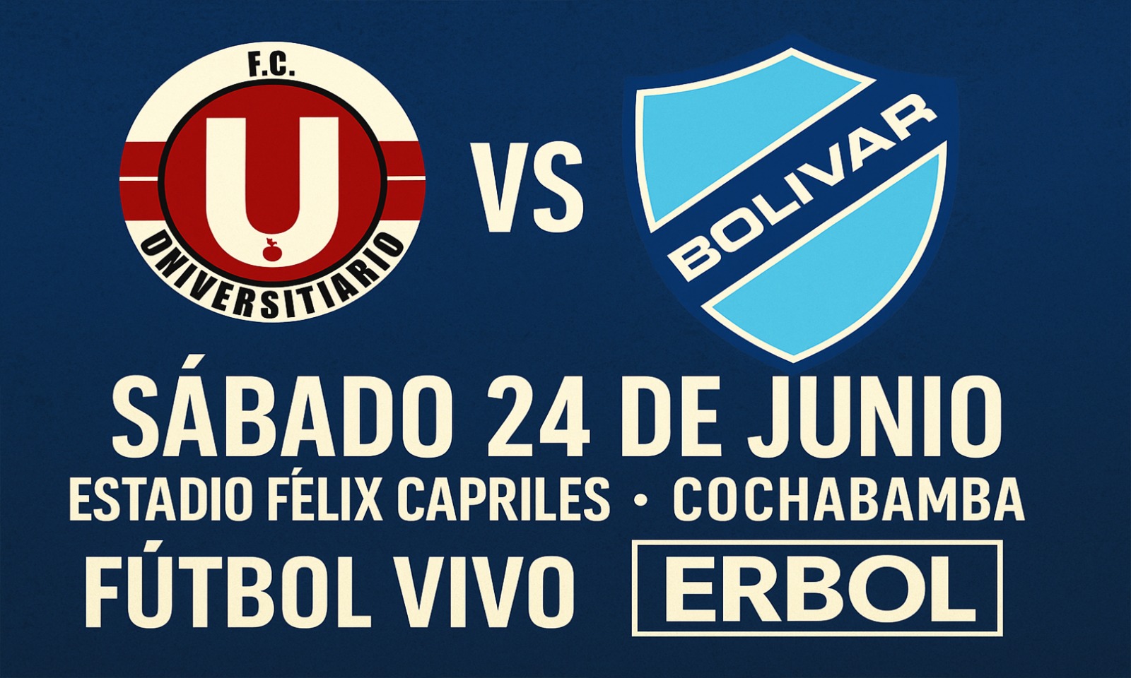 Club Bolívar se enfrenta a Universitario de Vinto en un duelo crucial por el liderato.